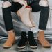 Leather sanded leather men's boots pointed high-tops trendy ankle boots_vogvips.com