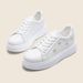 Women's Shoes Flower Embroidery Sports White Shoes Summer Women's Versatile Thick Soled Low Top Strappy Sneakers Eva_vogvips.com
