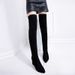 Over-the-Knee Chunky Heel Long 2017 Autumn Winter New High Tube Slimming Side Zipper Elastic Boots_vogvips.com