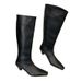 Women's Shoes Retro Boots Spring New Wide Tube Women's Soft Leather Knight Boots Slim Low Heel Not Over The Knee High Boots_vogvips.com