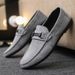 SHLIANG Flat Shoes Moccasins Men Casual Slip-on Loafers Big Size 44 Boat Shoes Loafers Driving Walks Loafers Men Y0173_vogvips.com