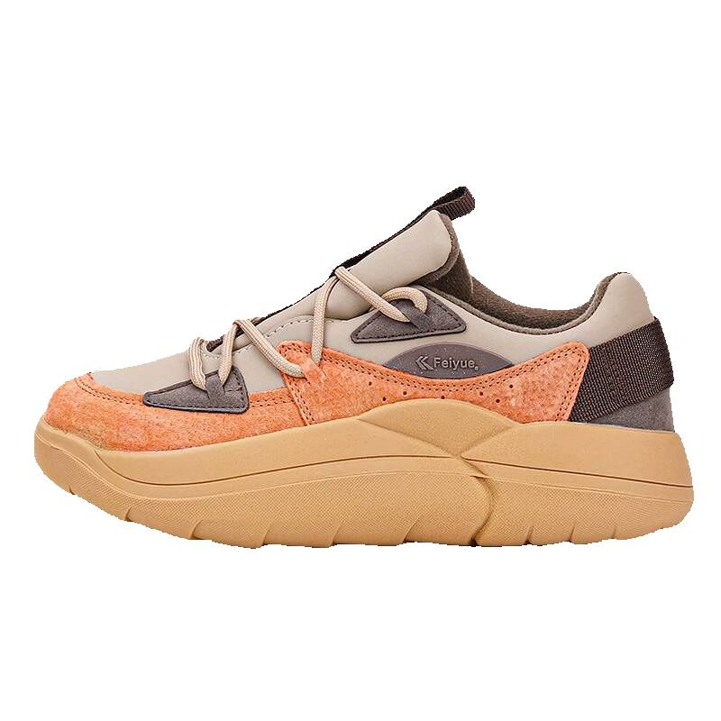 Feiyue Spring New Women's Sports Shoes, Fashionable Thick-Soled Ret Casual Dad Shoes, Official Flagship Store Sneakers_vogvips.com