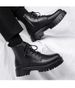 25Zipper Martin Boots Men's Spring And Autumn High-top British Retro Men's Ankle Boots_vogvips.com