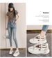 .Spring 26 Women's New Style Thick-soled Soft-soled Casual White Sneakers_vogvips.com