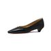 Cameido Women's Spring Pointed Toe Chunky Heel Commuting Dress Shoes With Comfortable Lining_vogvips.com