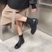 Women's Shoes Classic Round Toe Ankle Boots With Lace-Up Design, Genuine Leather Upper, Rubber Sole For Comfort And Durability, Low Heel Casual_vogvips.com