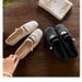 Tuberose Jade~ Guofeng New Chinese Pearl One-word With Square Head Jacquard Mary Jane Single Shoes_vogvips.com