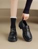 Platform Loafers Women's Giant Good-looking With Skirts, Small Leather Shoes, Single Shoes_vogvips.com