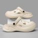Soft, Cushioned Platform Clog Sandals For Summer Outdoor Wear, 2026 New‑style EVA‑soled Non‑slip Beach And Seaside Flip‑flops For Men._vogvips.com