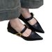 Pointed Mary Jane Shoes Women's Versatile, Comfortable And Beyond Thick Heel With Shallow Mouth Fashion Shoes_vogvips.com