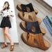 Large Size Women In Summer 2025, New Casual Sandals For Women, Worn Outdoors With Thick Soles And Sloping Heels_vogvips.com