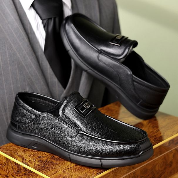 Men's Shoes Business Casual Leather Shoes, Driving Shoes, Formal Loafers, Slip On Shoes, Comfortable._vogvips.com