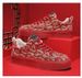 Canvas Shoes Men Low Top Summer 2026 New Niche Low Top Printed Board Shoes Men Thick Sole Sports Casual Fashion Shoes_vogvips.com