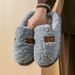Thick-Soled Plush Autumn Warm Couple High-End Comfortable Home Cotton Slippers Women Winter Outdoor Men_vogvips.com