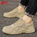 Huili Men's Shoes 2026 Spring/Summer Men's Hiking Casual Sports Shoes Breathable Work Shoes Men's Low-top Martin Boots_vogvips.com
