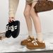 Vintage Striped Lace-Up German Training Shoes For Women New Fashion Versatile Sports Casual Lightweight Non-Slip_vogvips.com