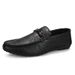 2025 New Personalized British Social Welfare Black Summer Breathable Trendy Shoes, Step On Men's Shoes_vogvips.com