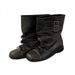 Dark Girl~Vintage Distressed Western Boots, New Autumn/Winter Short For Women, Wide Shaft Pleated Stack Boots_vogvips.com
