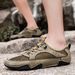 Genuine Leather Men's Casual Sports Shoes Large Size Sewn Breathable Mesh Shoes Octopus Men's Shoes_vogvips.com