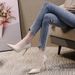 Leather 32-45 Yards Black High-heeled Shoes Professional Work Shoes Temperament Thin Heels Not Tired Feet Comfortable Soft Shoes Women_vogvips.com