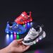 Wholesale Light-Up Children's Spring And Summer New Cartoon Car Sneakers For Boys, With Velcro Closure, Casual Shoes_vogvips.com