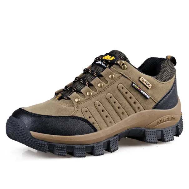 Men Hiking Shoes Low-top Casual Sports Shoes Women Comfortable Breathable Wear-resistant Outdoor Men Shoes Women_vogvips.com