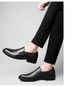 Embossed Crocodile Pattern Men's Shoes Casual Leather Shoes Men's Style Barber Loafers_vogvips.com