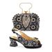 New fashion fish mouth high shoes shoes and bags to match plus-size wedding parties_vogvips.com