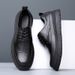 Euro Step 2025 Spring And Autumn New Genuine Brogue Carved Formal Trendy Men's Thick-Soled Business Casual Leather Shoes_vogvips.com
