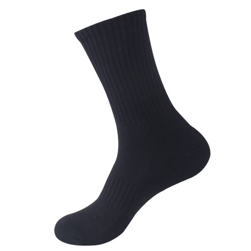 Hosiery men's warm thick cotton socks pulled wool high elastic mid-tube socks towel bottom sports socks_vogvips.com