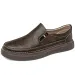 Spring Outdoor Oxford Shoes Comfortable Massage Soles Casual Shoes Men's Loafers High Quality Flat Sole Genuine Leather Shoes_vogvips.com