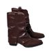~Chunky Heel Height-Increasing Street Style Short Boots Women's Shoes Spring Autumn 2025 New Pointed Toe Brown Western_vogvips.com