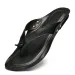 New Arrival Men's Leather Sandals Leisure Walk Slippers Comfortable Male Summer Flip-flops Non-Slip Sole Beach Men_vogvips.com