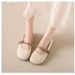 French-style Shallow Flat Shoes Women, 2026 New Summer Model, Suitable For Pairing With Skirts, Maternity Shoes, Soft_vogvips.com