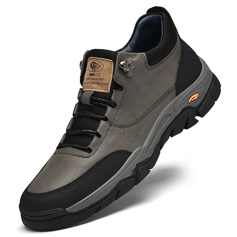 Men's Shoes Leather Surface Breathable Sports Shoes Men's Casual Running Large Size Board Shoes Outdoor Shoes Men_vogvips.com