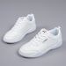 2026 New Spring Leather White Sneakers For Women, Korean Style Versatile Casual Shoes, Soft Sole Breathable Sports_vogvips.com