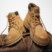 Men's Martin Boots Inner Height Increase Thick-soled Kick Does Not Break Outdoor Mountaineering Tooling Shoes Mid-top Height - Version Leather_vogvips.com