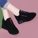 P9Inner Heightening Women's Shoes 2023 New Summer Casual Shoes Dance Shoes Soft Bottom Middle-aged Women's Shoes Working Mother Shoes_vogvips.com