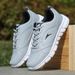 Euro Step Mesh Spring And Autumn Breathable White Lightweight Soft Sole Casual Trendy Deodorant Sports Running Men's Shoes_vogvips.com