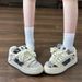 Women's Trendy Loafers, 2026 Autumn New Vintage Denim Versatile Casual Sneakers, Women's Fashion Color-blocking_vogvips.com