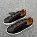 New Style Z Brand No-Tie Men's Sneakers Genuine Leather Low-Top White Lazy Elastic Band Slip-On Driving Shoes_vogvips.com