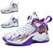 Basketball shoes Men's summer high top anti-slip wear-resistant rebound shock absorption shoes_vogvips.com