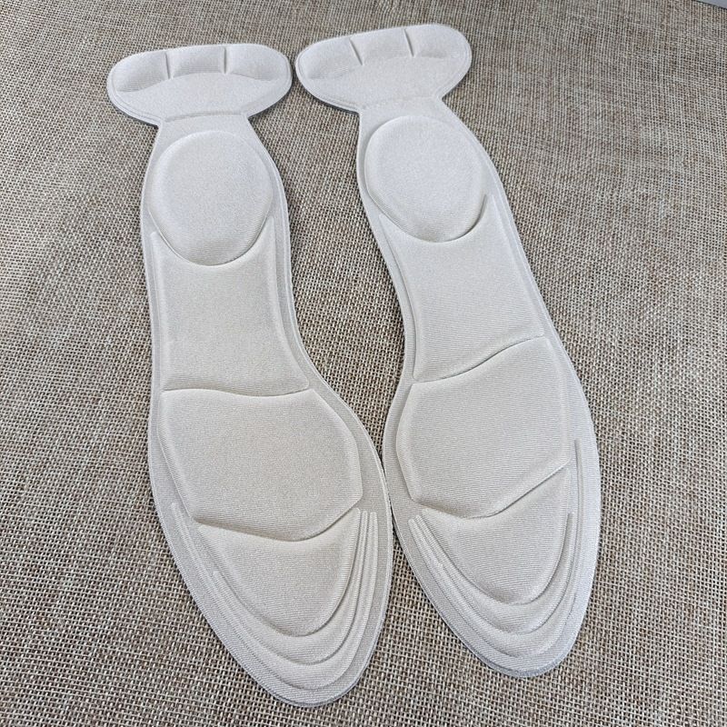 Cuttable High Heel Insole 4D Summer Thick Breathable Female Anti Slip Massage Two In One Insole Shoe Adjustment Heel Sticker_vogvips.com