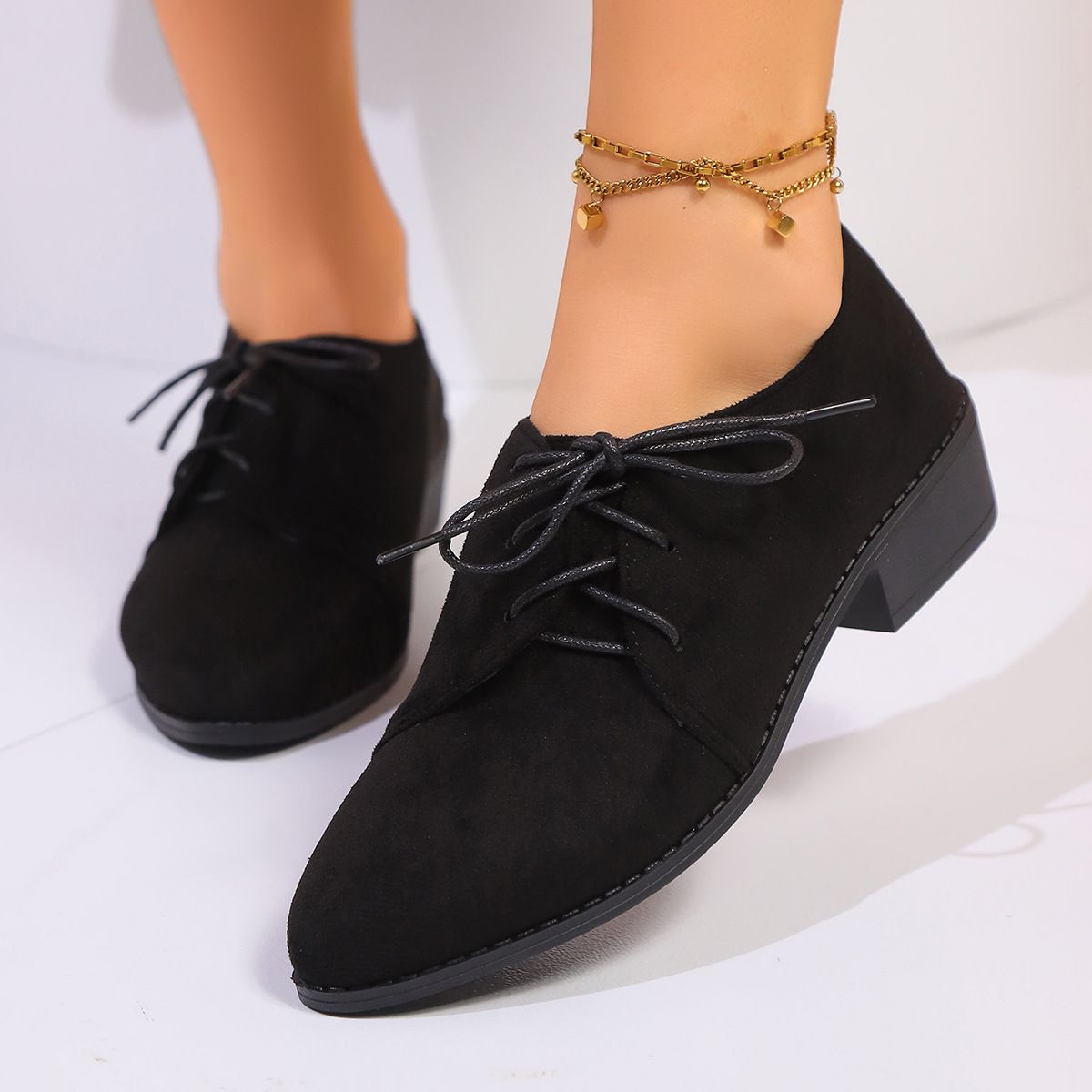 Shoes Single Shoes Retro Leopard Print Fashion Short Boots_vogvips.com