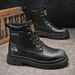 European Warm Series 2025 Autumn Winter New Fashion Personality Distressed Leather High Top Work Martin Motorcycle Boots For Men_vogvips.com