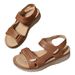 Summer New Hollowed-out Wedge Sandals Over Flat Sandals_vogvips.com