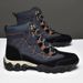 Outdoor Non-Slip Large Size Martin Boots For Men, British Style Snow Warm High-Top Fleece-Lined Thickened Boots, Cotton_vogvips.com