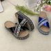 2025 European And American Cross-border Foreign Trade Fashion Ethnic Style Thick-soled Women's With Cross Rope, Large_vogvips.com