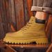 New Leather Spring Men's Shoes High-top Men's Heightening Tooling Martin Boots_vogvips.com