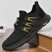 Mesh Men 2024 Summer Breathable Lightweight Flyknit Men's Soft Sole Hollow Casual Non-slip Sports Running Shoes_vogvips.com